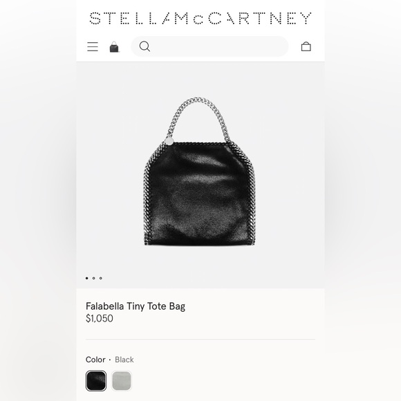 NWT Stella McCartney Falabella Tiny Tote Bag| Includes Dust Bag & Care Cards - Picture 16 of 17